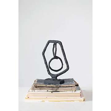 Creative Co-Op Modern Abstract Cast Iron Sculpture