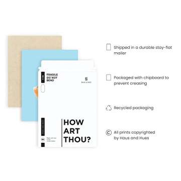 HAUS AND HUES Preppy Pictures Bar Art - Colorful Cocktail Prints, Bar Cart Accessories, Minimalist Blue and Orange Picture for Room Aesthetic, Bar Wall Decor, Vintage Aperol Spritz (12x16 Unframed)