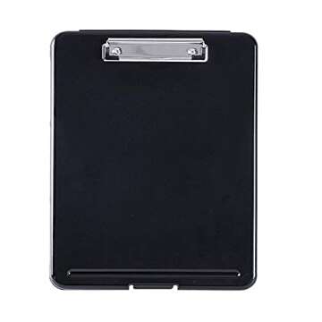 Nursing Clipboard, Storage Clipboard with Nursing & Medical Edition Cheat Sheets Stickers and 1 Retractable Badge Holder Reel for Medical Students, Nurses, Doctors and General Staff