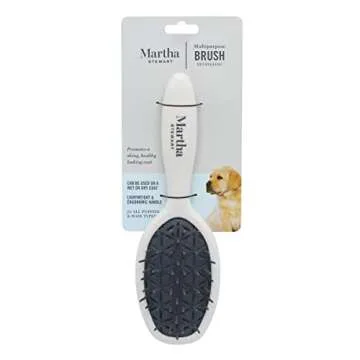 Martha Stewart for Pets Detangling Dog Brush for All Dogs | Brush for Dogs With Short or Long Hair |...
