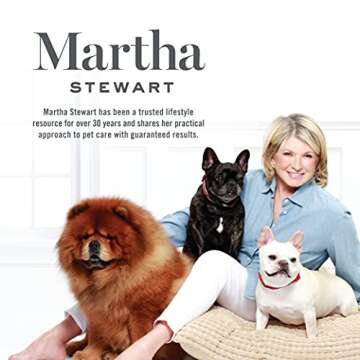 Martha Stewart for Pets Detangling Dog Brush for All Dogs | Brush for Dogs With Short or Long Hair | Great Dog Brushes for Grooming, Grooming Tools for Dogs