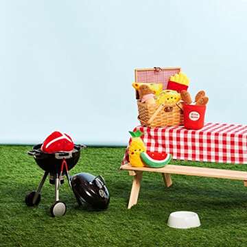 ZippyPaws NomNomz Ice Cream Dog Toy - Squeaky & Fun