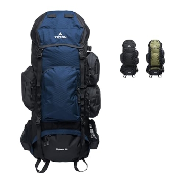 TETON 75L Explorer Internal Frame Backpack for Hiking & Camping