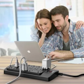 Yintar 6FT Surge Protector Power Strip with 18 Outlets