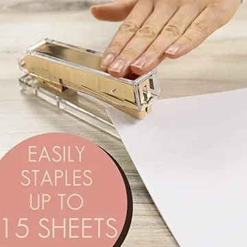 Elegant OfficeGoods Acrylic Stapler - Perfect Desk Accessory