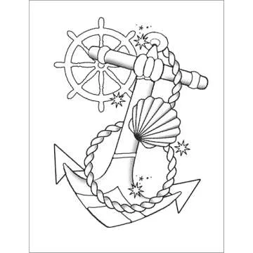 Vintage Tattoo Designs Coloring Book for Adults