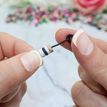 Fun-Weevz 2500 Heishi Clay Beads for Jewelry Making