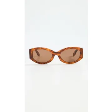 Elisa Johnson Jeannie Sunglasses Brown Tortoise One Size