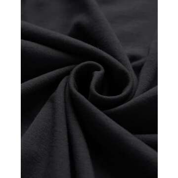 CRZ YOGA Mens Short Sleeve Shirts Quick Dry Workout Classic Fit T-Shirt Casual Daily Comfy Tee Tops Black Large