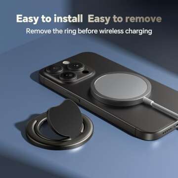 VNH Magnetic Phone Ring Holder - Versatile Grip Stand