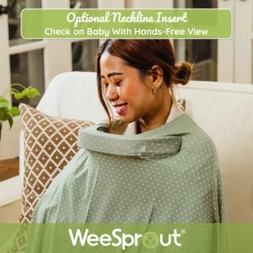 WeeSprout Stylish Nursing Cover for Comfortable Feeding