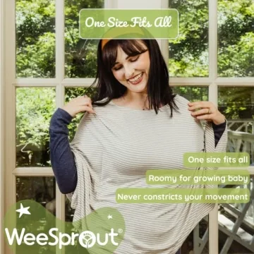 WeeSprout Stylish Nursing Cover for Comfortable Feeding