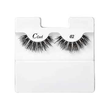 i-Envy False Eyelashes C Curl Natural Lashes Salon Lash Extension Effect