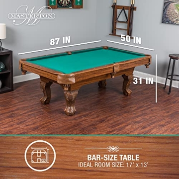 Green Masterton Pool Table | Quality Affordable Billiards Table