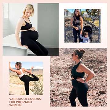 HIGHDAYS Maternity Workout Leggings for Comfort and Style