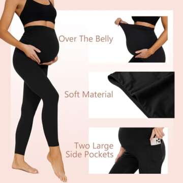 HIGHDAYS Maternity Workout Leggings for Comfort and Style