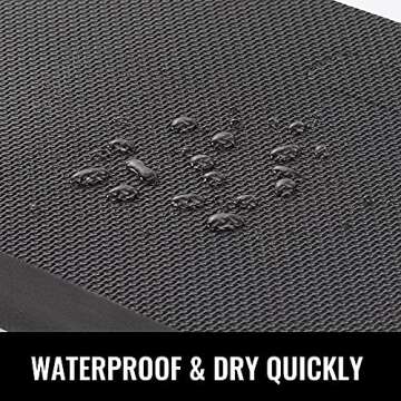 NETANY Extra Thick Kneeling Pad for Gardening, Comfortable Knee Pad Cushion, Extra Large Foam Kneeler Mat for Gardening, Baby Bath, Workout, Exercise & Yoga, Mechanic, 17.8 x 11 x 1.5 in, Black