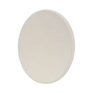 GasSaf 10" Round Pizza Stone for Oven and Grill, Small Baking Stone Safe and Duraable Cordierite, Co...