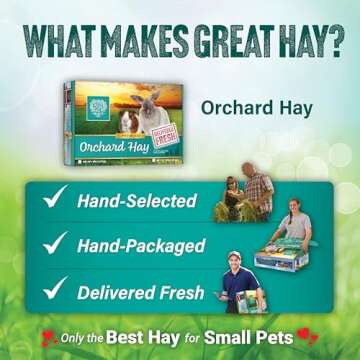Small Pet Select Orchard Grass Hay, 20 Lb for Optimal Nutrition