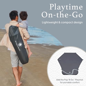 Portable Baby Playpen with Canopy & Travel Bag - POP 'N GO