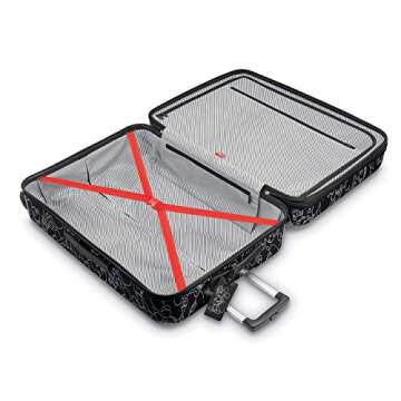 American Tourister Disney Hardside Luggage with Spinner Wheels, Mickey Mouse Scribbler Multi-Face, 2-Piece Set (21/28)