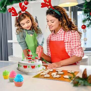 firstake Piping Bags and Tips Set - 100pcs Disposable Piping Bags, 12 Inch Icing Bags, Thickened Pastry Bags, Anti Burst Frosting Bags, Non-slip Cake Decorating Bags for Baking Cupcake and Cookies