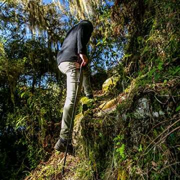 Extremus Collapsible Trekking Poles for Hiking, Lightweight Hiking Poles, 2-pc Pack Durable Aluminum...