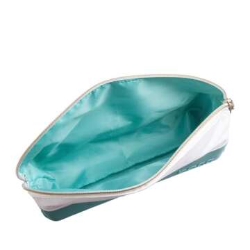 Beauty and the Bogg Makeup Cosmetic Bag 9x7x3 (Turquoise)