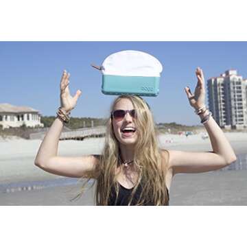 Beauty and the Bogg Makeup Cosmetic Bag 9x7x3 (Turquoise)