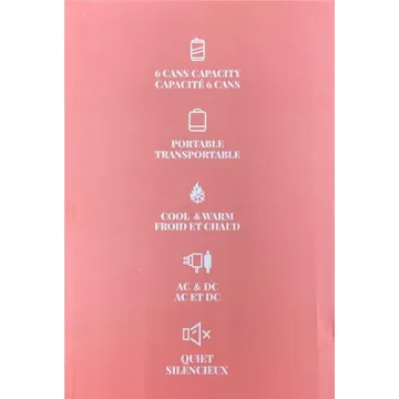 CROWNFUL Mini Fridge Portable Cooler Warmer for Skincare Drinks