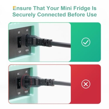 CROWNFUL Mini Fridge Portable Cooler Warmer for Skincare Drinks