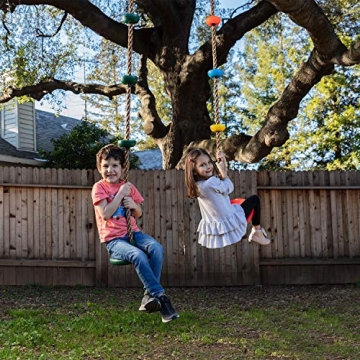 LÆGENDARY Tree Swing for Kids Multicolored Outdoor Fun