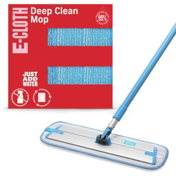 E-Cloth Deep Clean Microfiber Mop - Multi-Surface Cleaning & Dust Mop for Hardwood Floors, Stone, La...