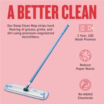 E-Cloth Deep Clean Microfiber Mop for Eco-Friendly Floor Cleaning