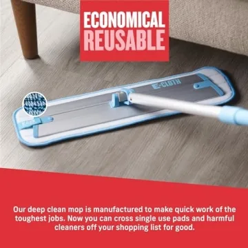 E-Cloth Deep Clean Microfiber Mop for Eco-Friendly Floor Cleaning