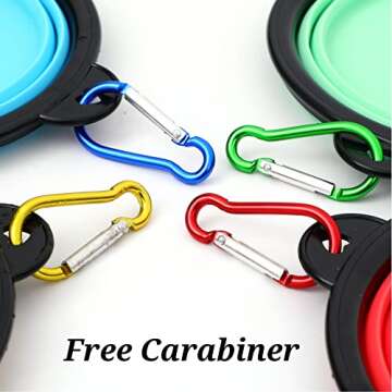 Collapsible Pet Bowls for Easy Travel and Feeding