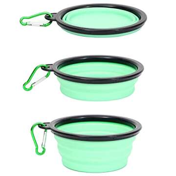 Collapsible Pet Bowls for Easy Travel and Feeding
