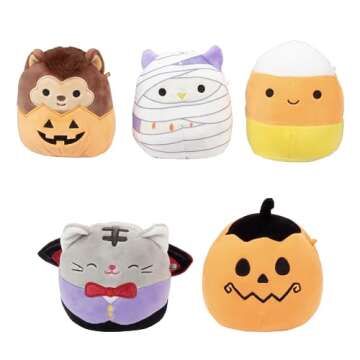 Squishmallows Original 5-Inch Plush 5 Pack - Official Jazwares Plush - Collectible Soft & Squishy Mi...