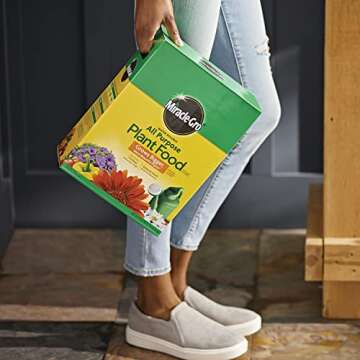 Miracle-Gro Water Soluble All Purpose Plant Food, Plant Fertilizer for Indoor or Outdoor Plants, Roses, Flowers, Houseplants, Vegetables and Trees, 10 lb.