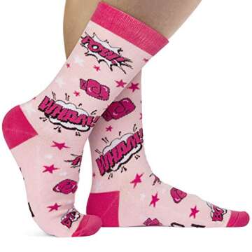 Lavley Medical Themed Socks for Cancer Support and Comfort