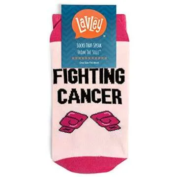 Lavley Medical Themed Socks for Cancer Support and Comfort