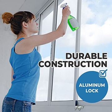 Adjustable Window Locks - 10 Pack for Security and Safety