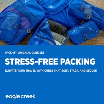 Eagle Creek Pack-It Packing Cubes Set XS/S/M for Travel