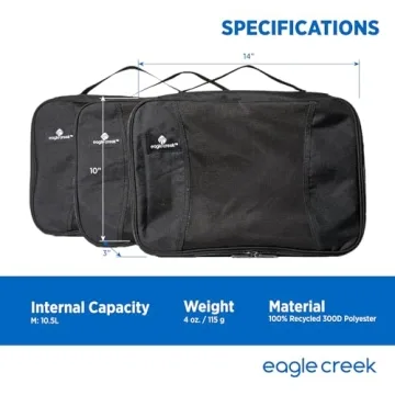 Eagle Creek Pack-It Packing Cubes Set XS/S/M for Travel