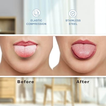 2 Pack Surgical Stainless Steel Tongue Scrapers for Fresh Breath