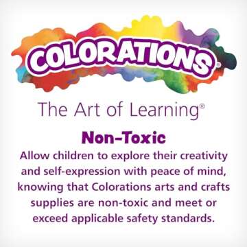 Colorations Powder Tempera Paint Multi-Pack for Kids Art
