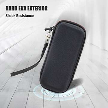 ProCase Hard Travel Case for Samsung T3 T5 SSDs - Black