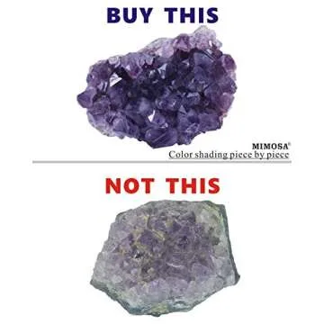 MIMOSA Healing Crystal Wands Amethyst/Rose Quartz/Clear Quartz&Amethyst Cluster