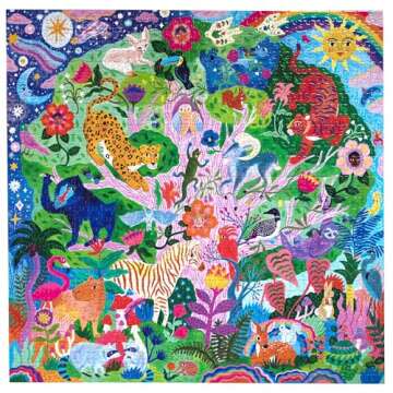 eeBoo Life in a Tree Puzzle - 1000 Piece Jigsaw Delight
