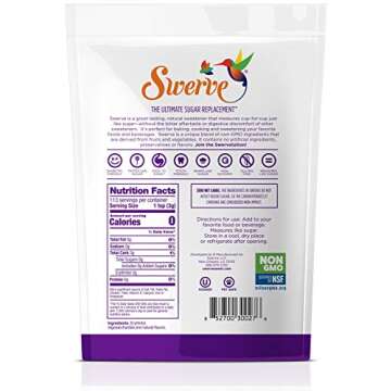 Swerve Sweetener, Confectioners, 12 Ounce (Pack of 3)